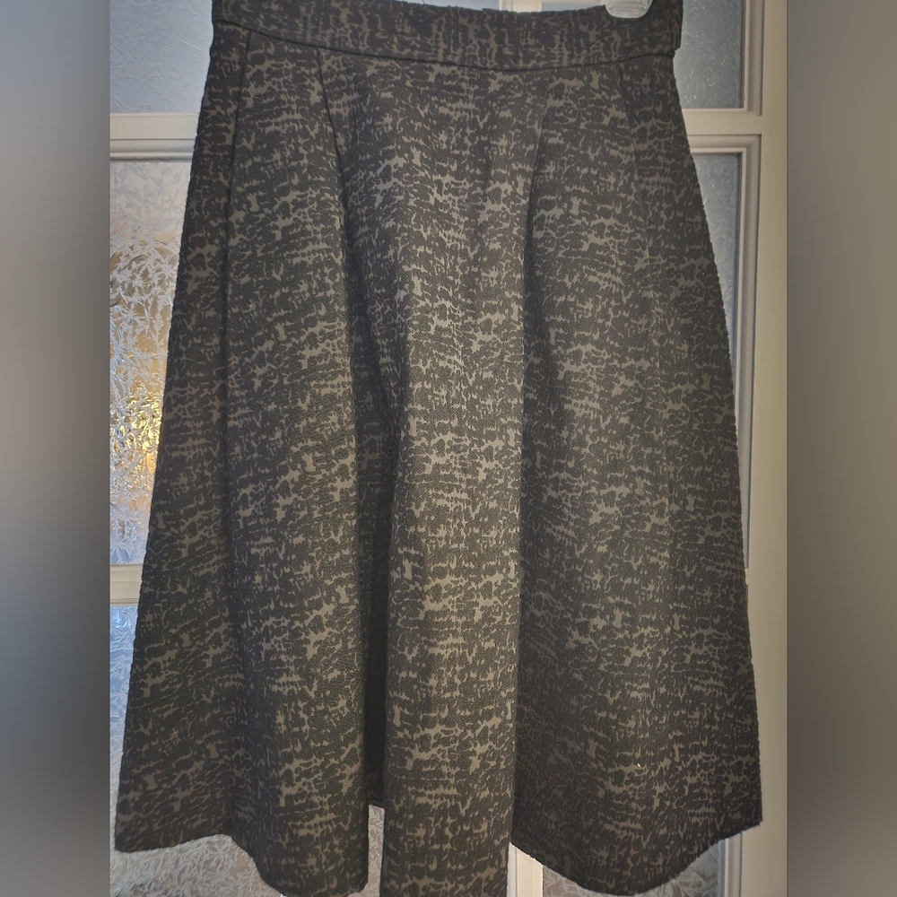 Gorgeous / H&M Velvet Brocade Pleated Skirt